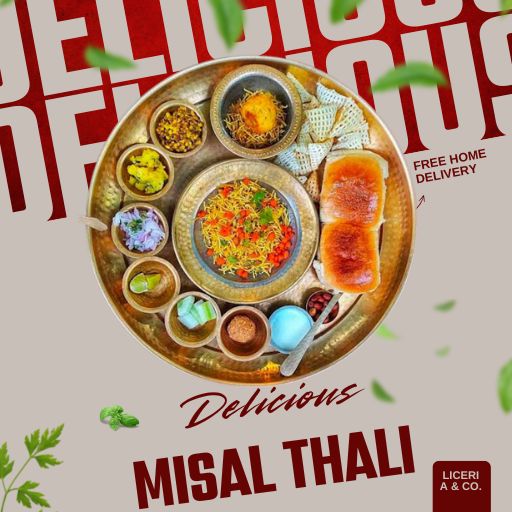 MISAL THALI / SEV USAL THALI : Buy One & get 2nd on 50%